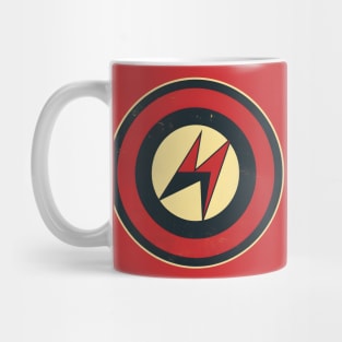 Superhero Graphic Logo - Vintage Retro Style Mug